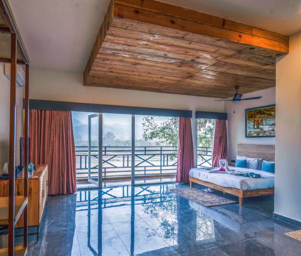 Jungle Suite with river view at La Perle River Resort