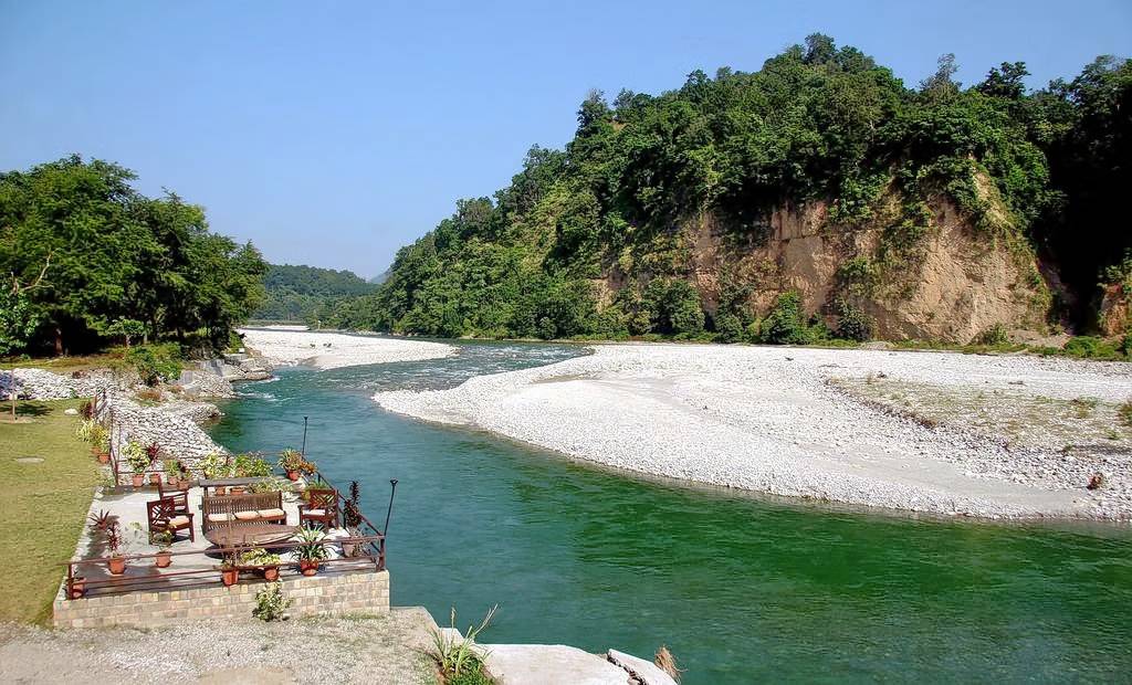 Kosi River near La Perle River Resort, Jim Corbett