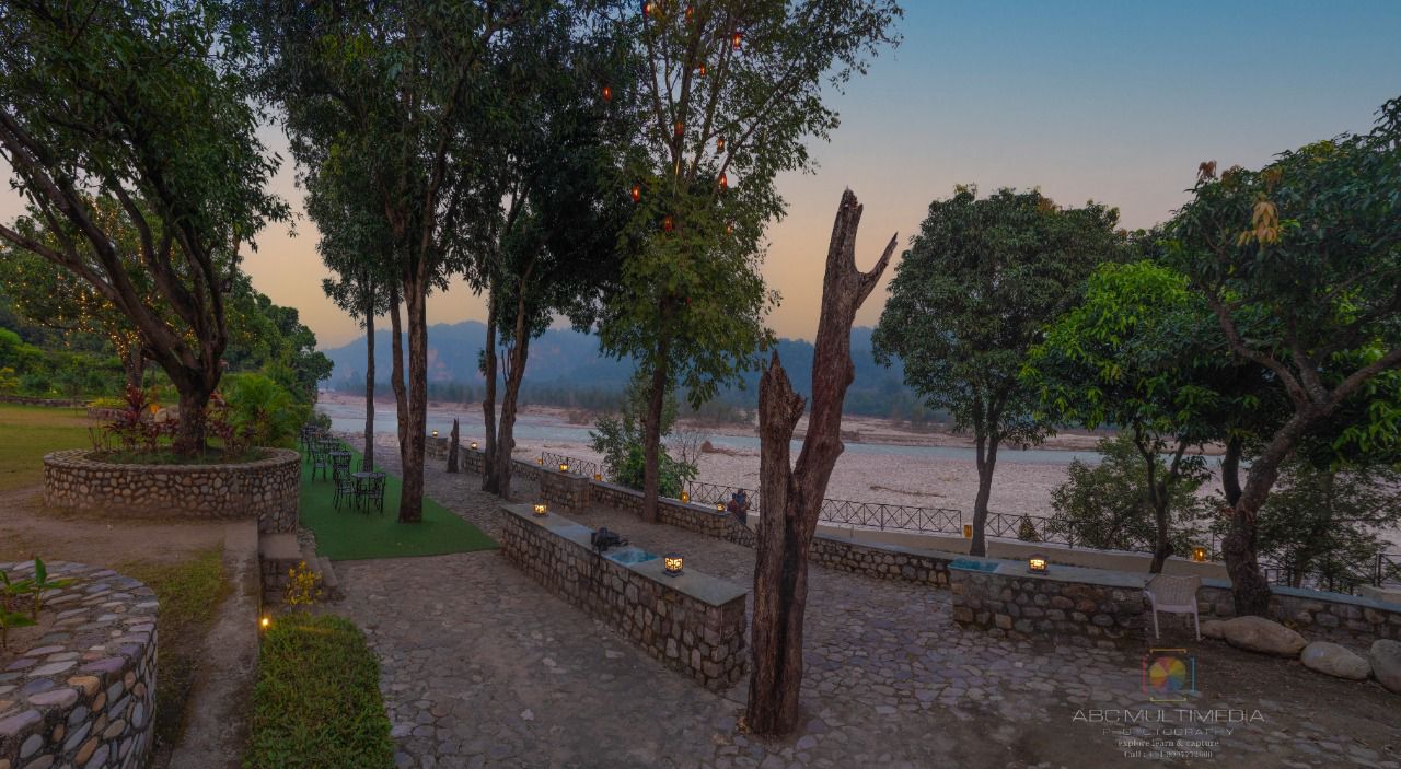 Kosi riverbank beside La Perle River Resort