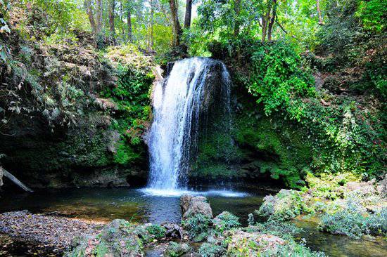 Corbett Waterfalls near La Perle River Resort, Jim Corbett